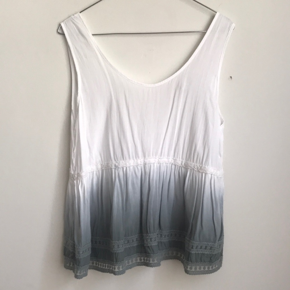 Ombré Vback Flowy Tank